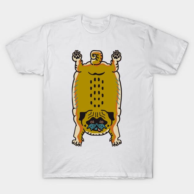 Tibetan Pug T-Shirt by huebucket